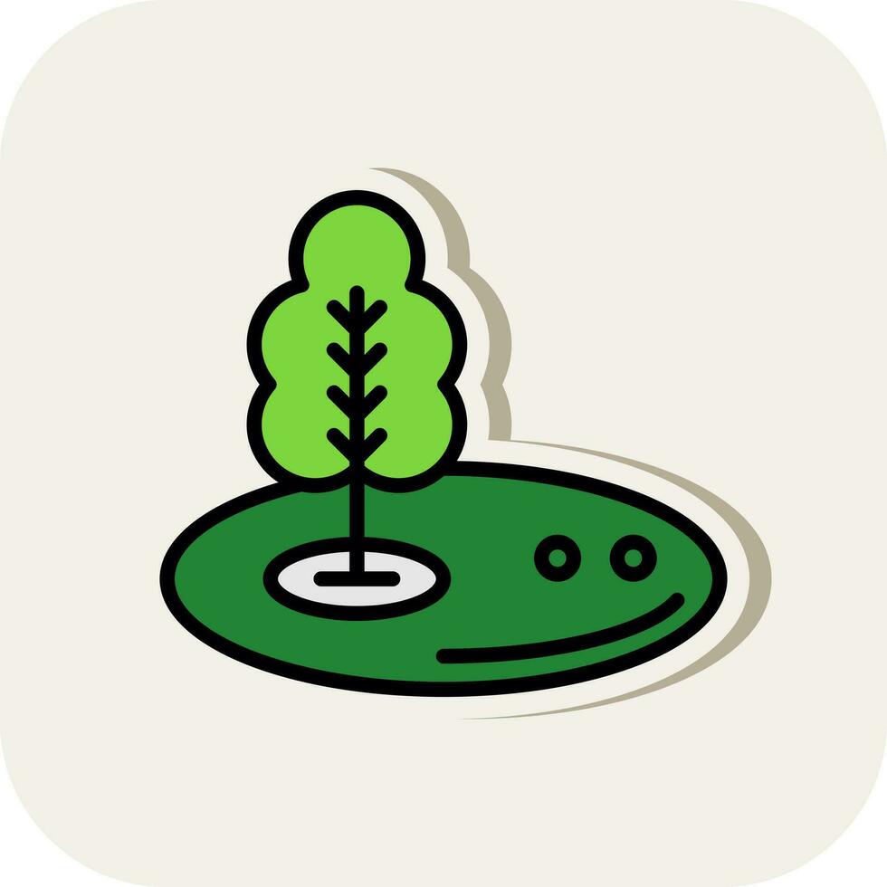 Golf Vector Icon Design