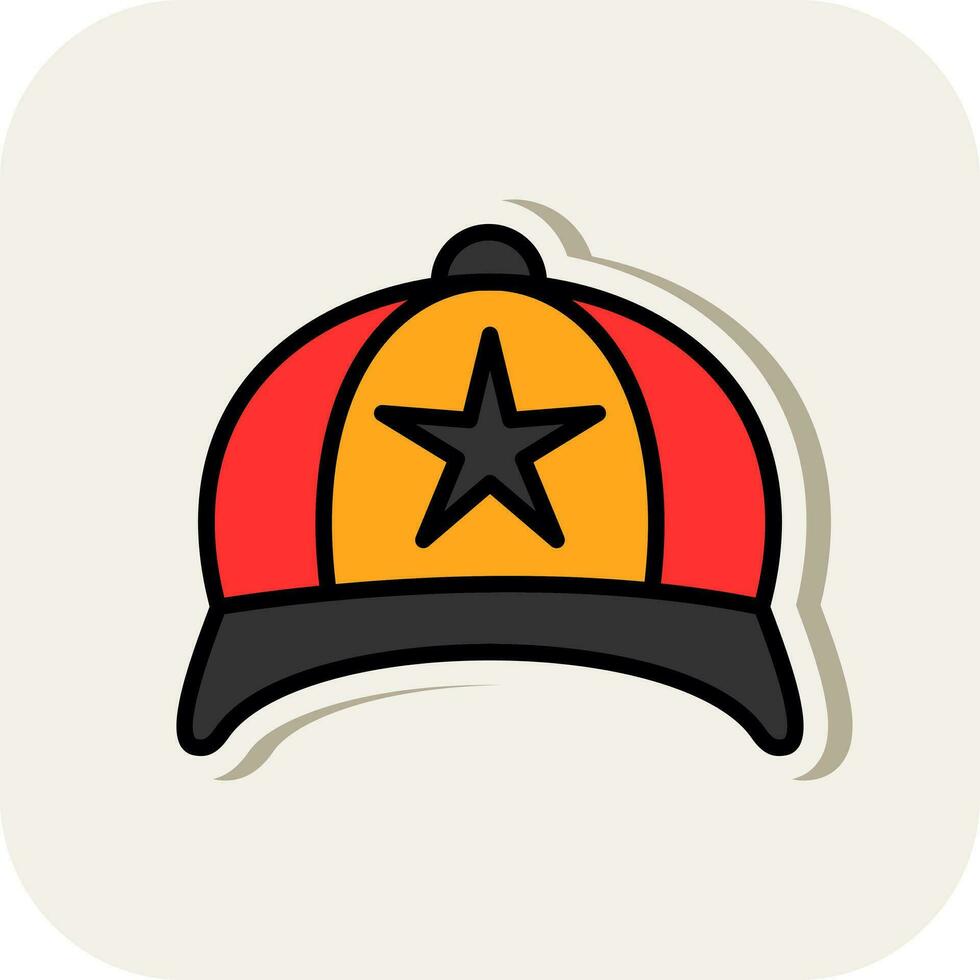 diseño de icono de vector de sombrero