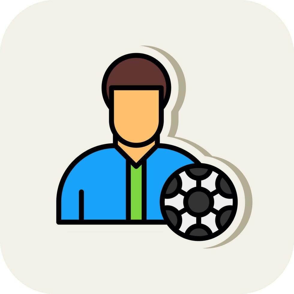Player Vector Icon Design