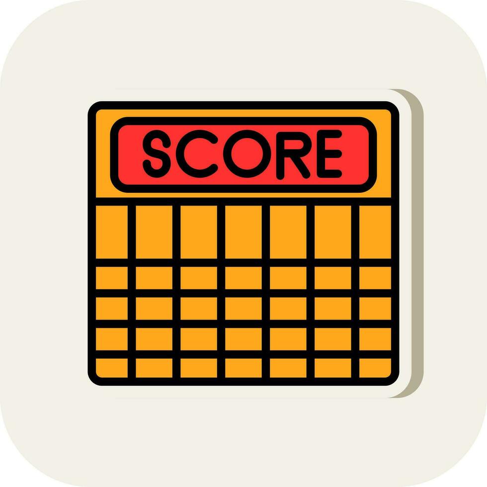 Score Vector Icon Design