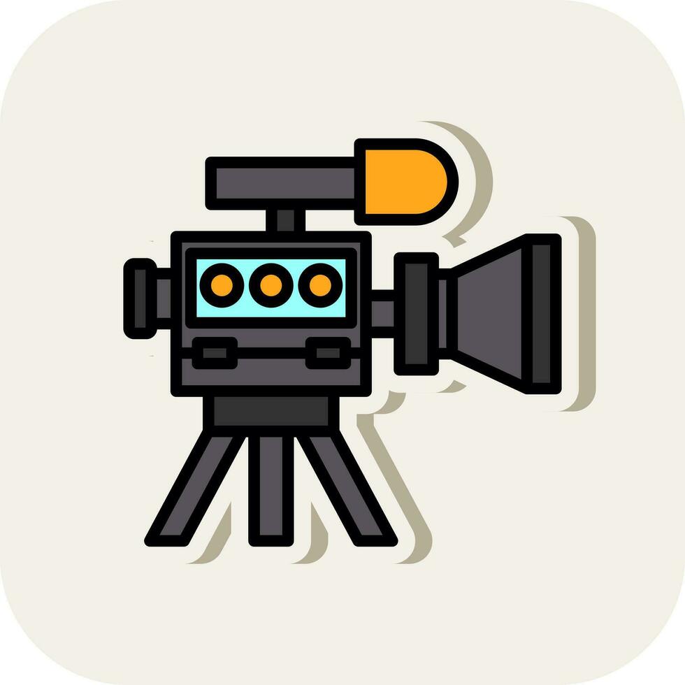 Video camera Vector Icon Design