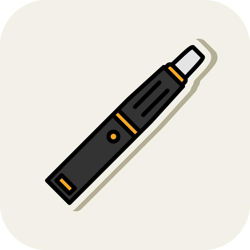 Electronic cigarette Vector Icon Design