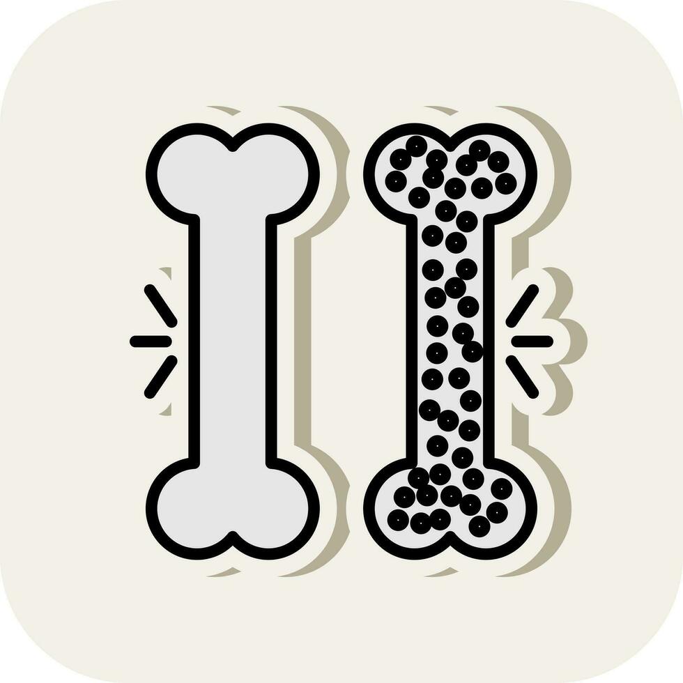 Osteoporosis Vector Icon Design