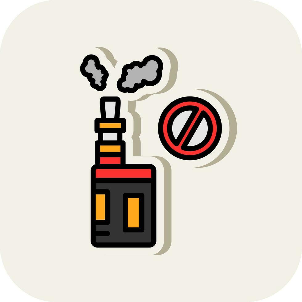 dejar de fumar vector icono diseño