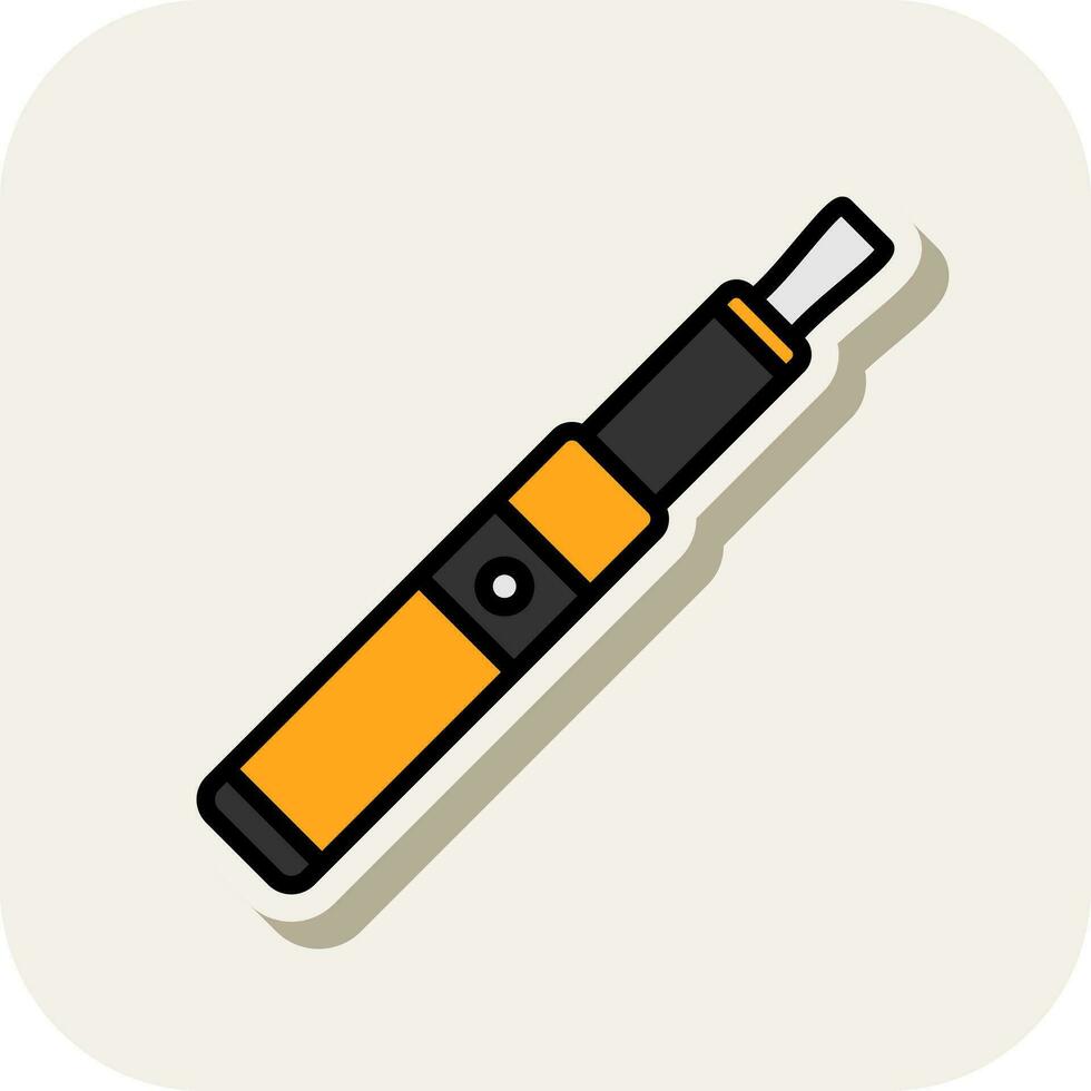 Electronic cigarette Vector Icon Design