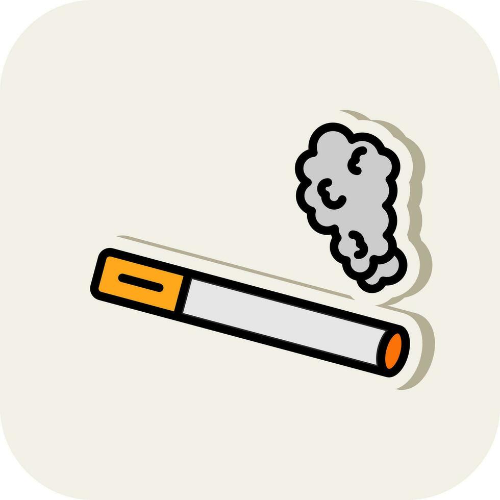 diseño de icono de vector de humo