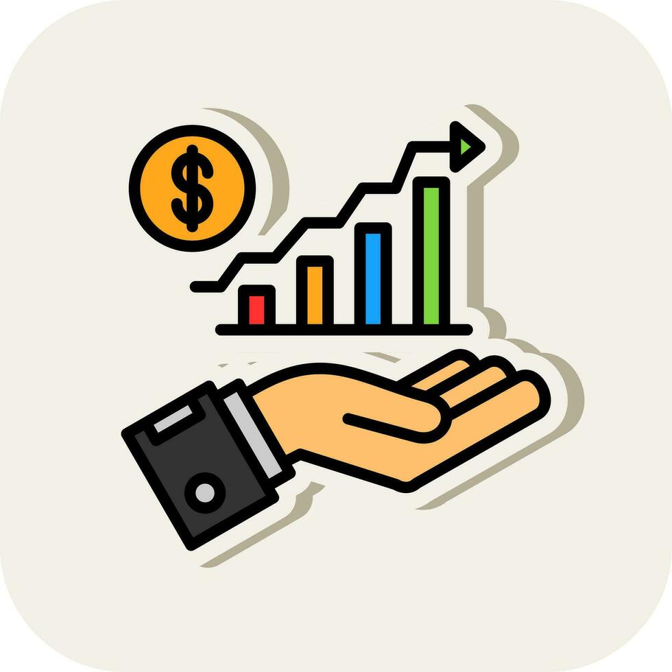 Profit Vector Icon Design