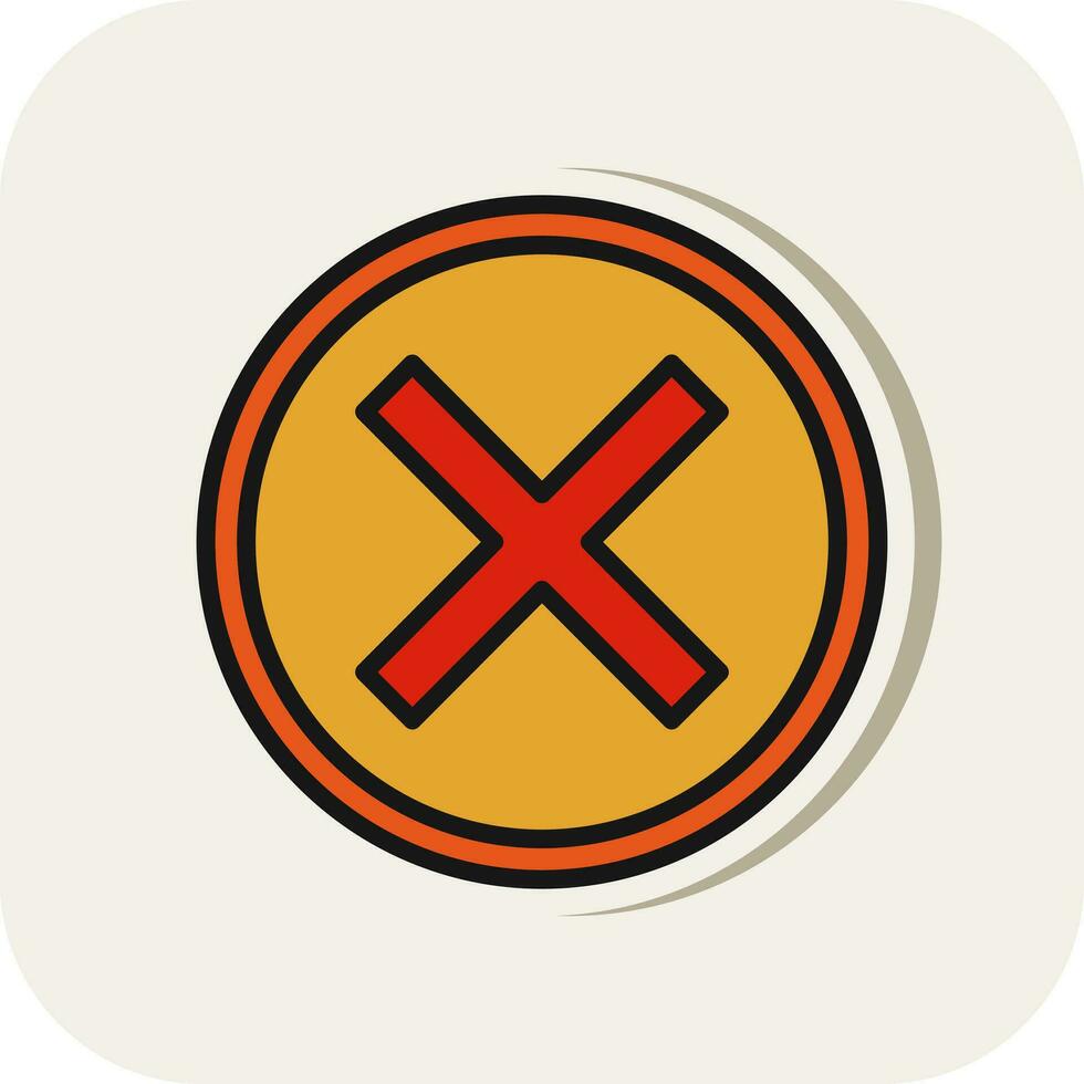 Cross Vector Icon Design