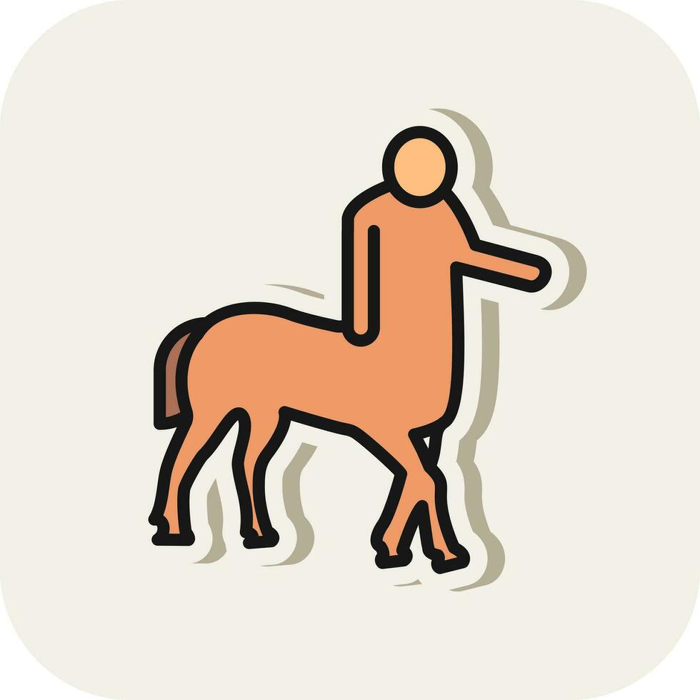 Centaur Vector Icon Design