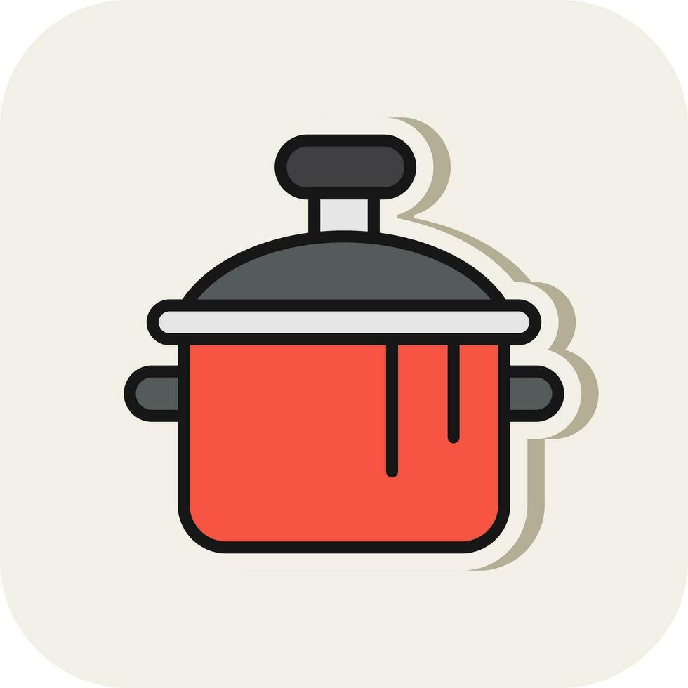 Pot Vector Icon Design