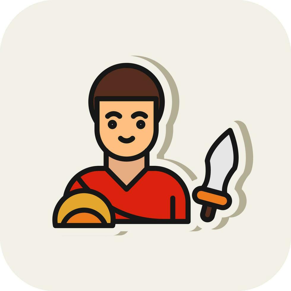 Theseus Vector Icon Design