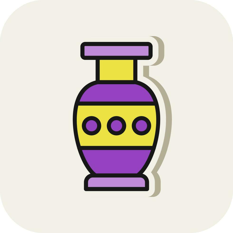 Vase Vector Icon Design