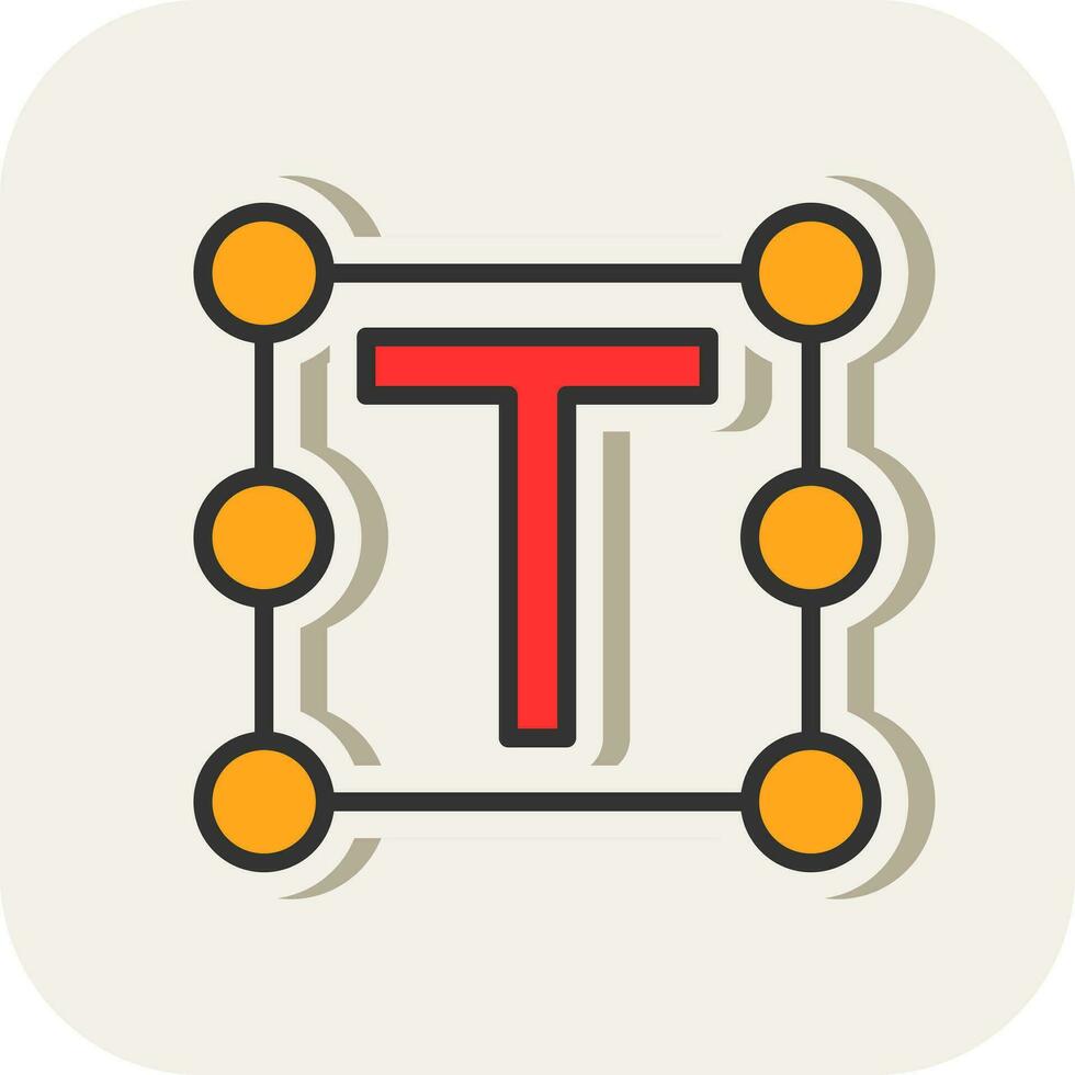 Typography Vector Icon Design