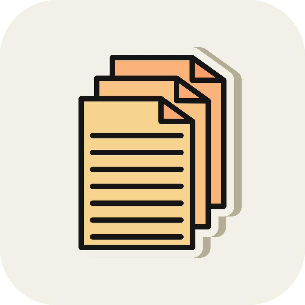 Document Vector Icon Design