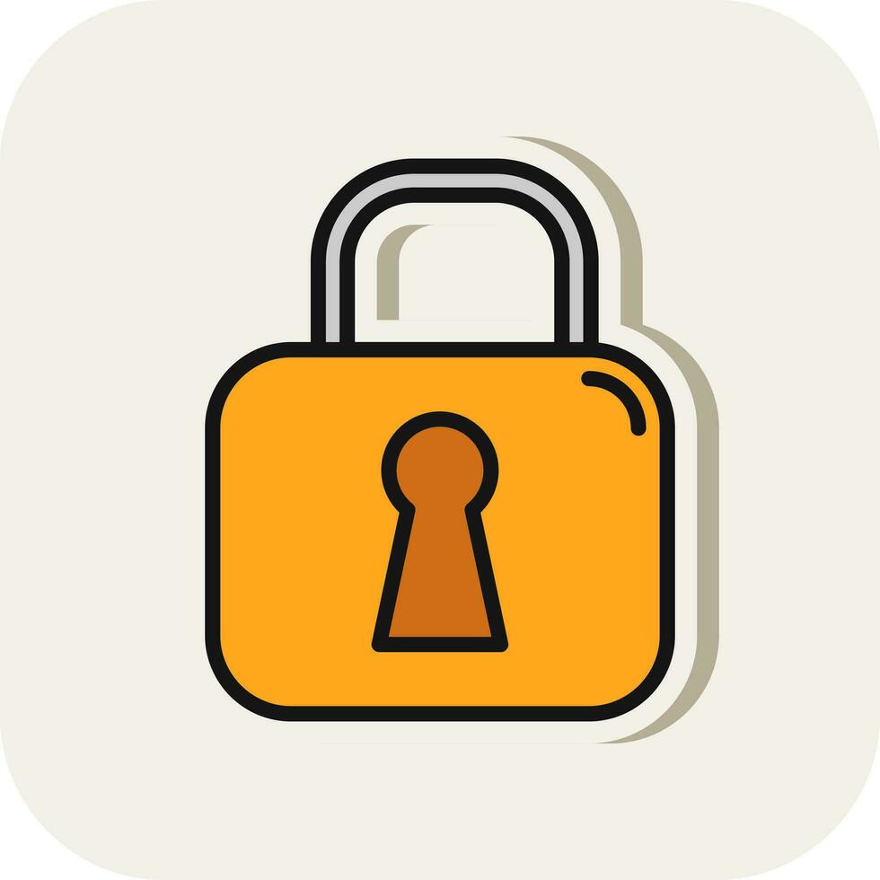 Locked Vector Icon Design
