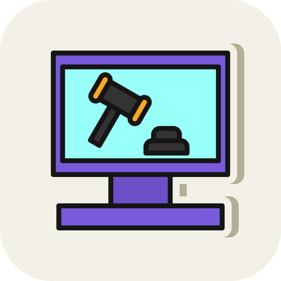 Auction Vector Icon Design