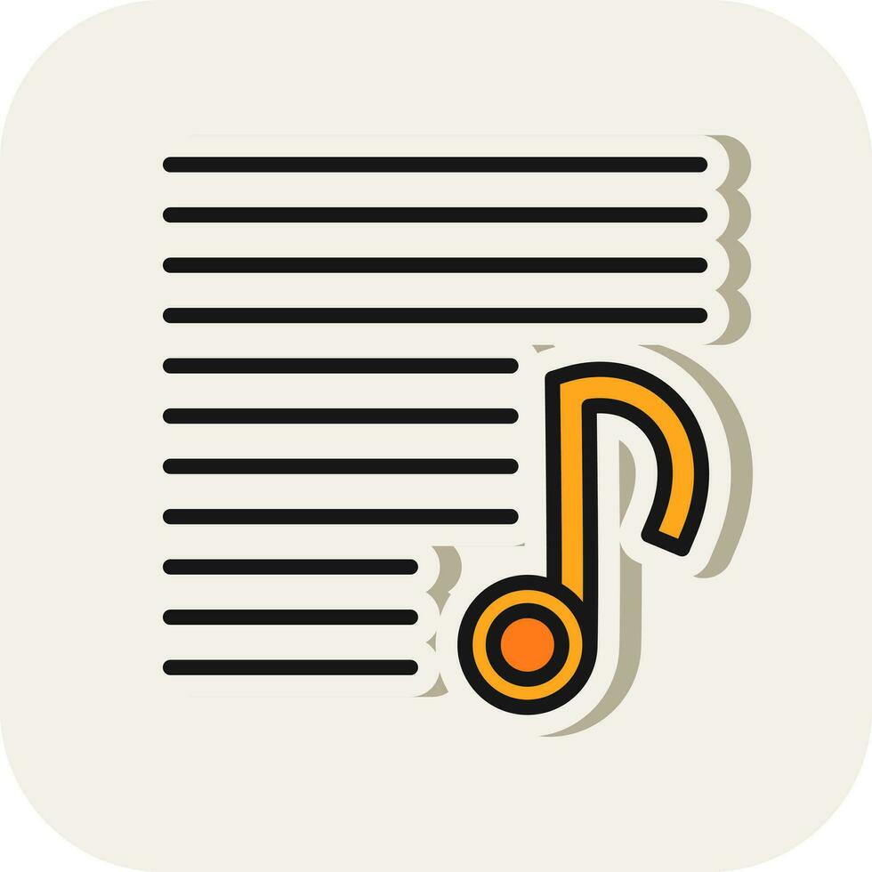 Playlist Vector Icon Design