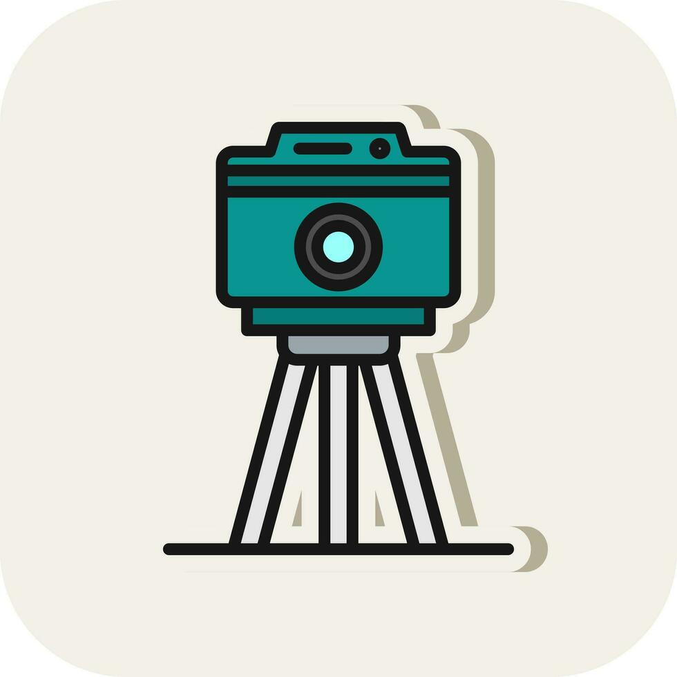 Tripod Vector Icon Design