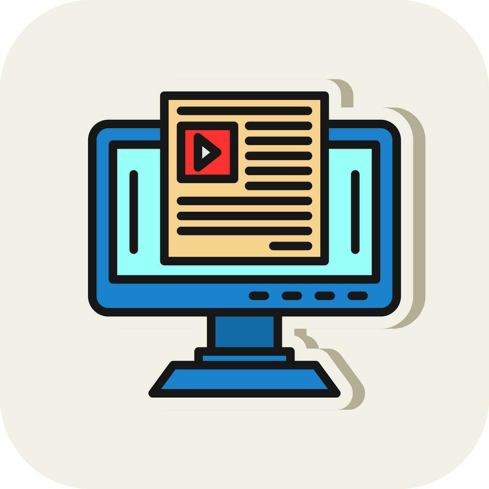 Blogging Vector Icon Design