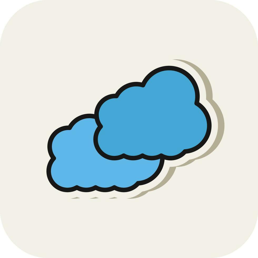 diseño de icono de vector de nube