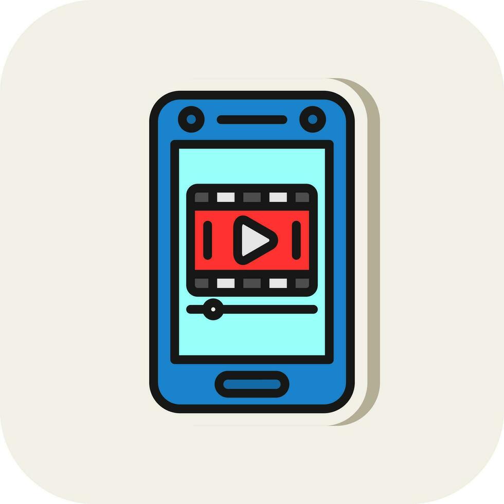 Video Vector Icon Design