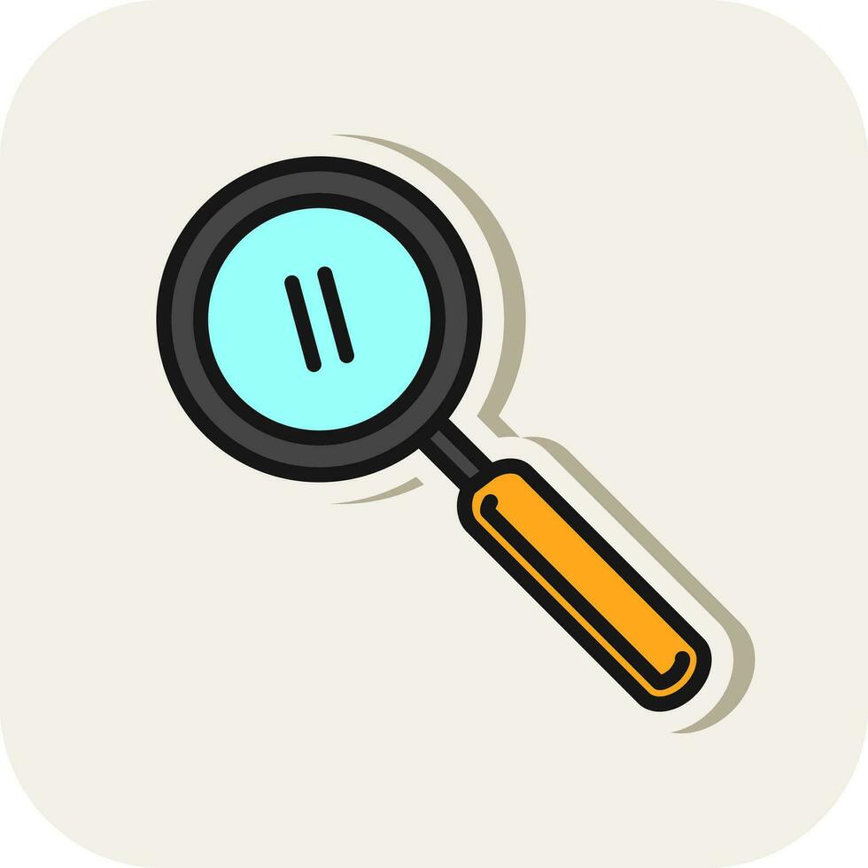 Magnifying glass Vector Icon Design