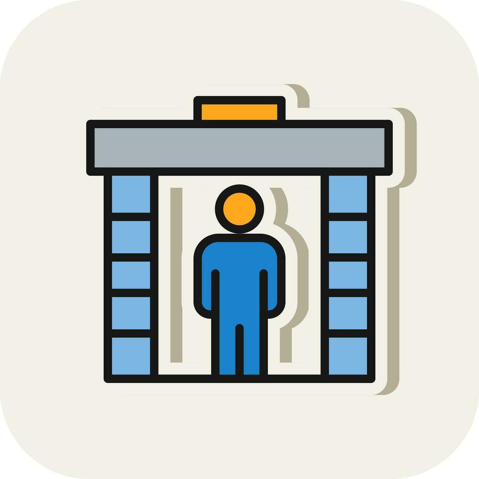 Metal detector Vector Icon Design