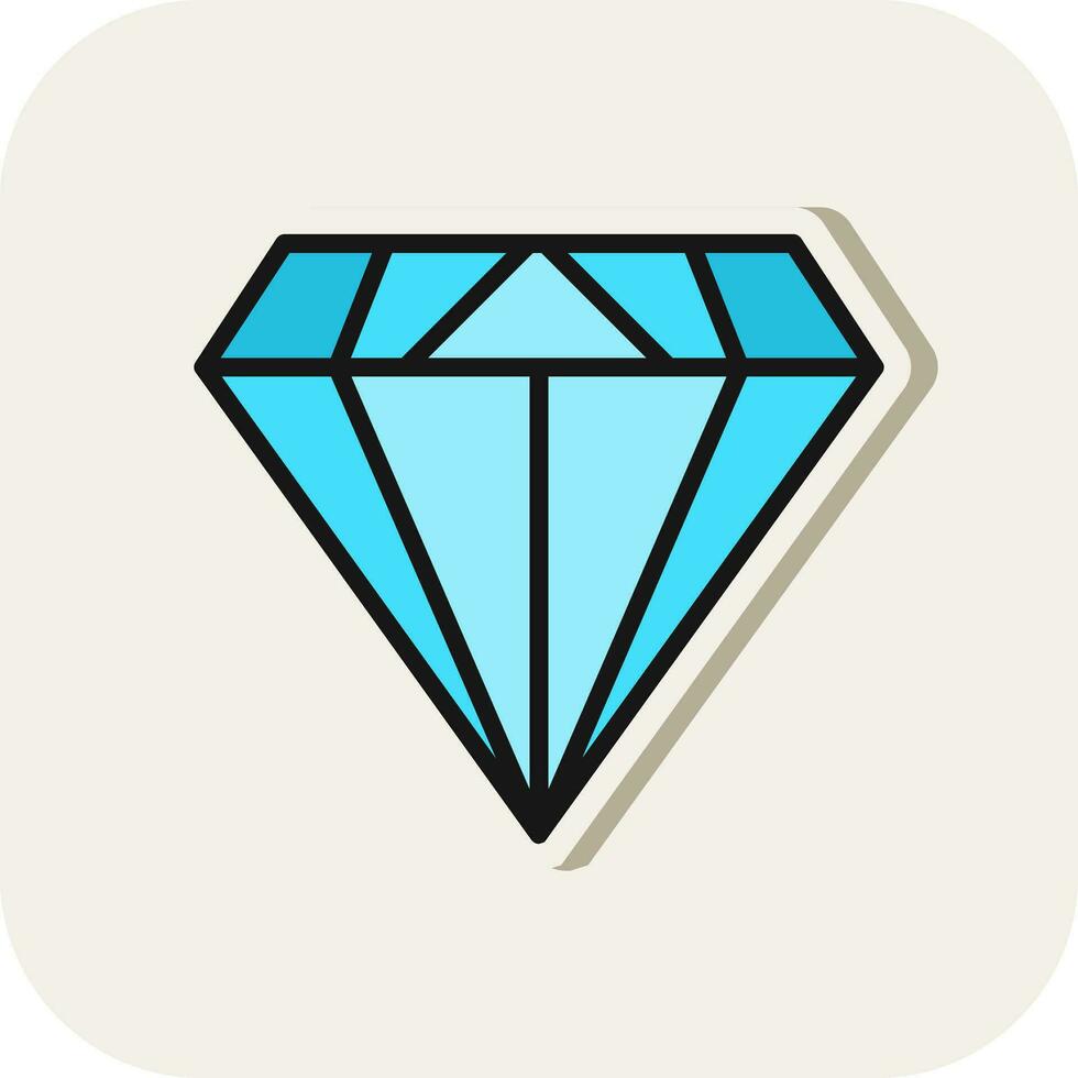 diseño de icono de vector de diamante