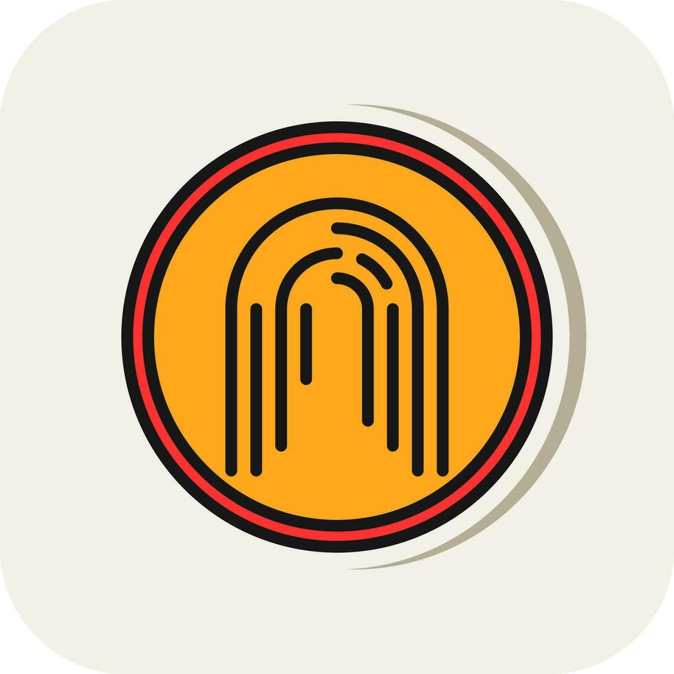 Finger print Vector Icon Design