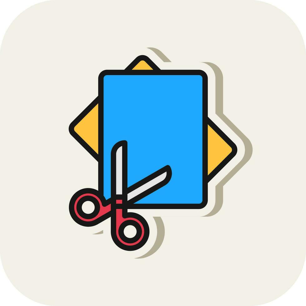Paper crafts Vector Icon Design