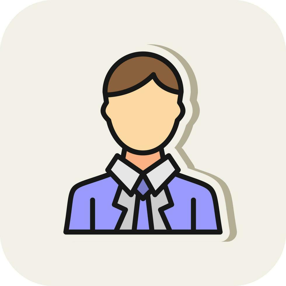 Male teacher Vector Icon Design