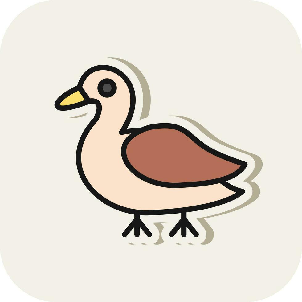 Duck Vector Icon Design
