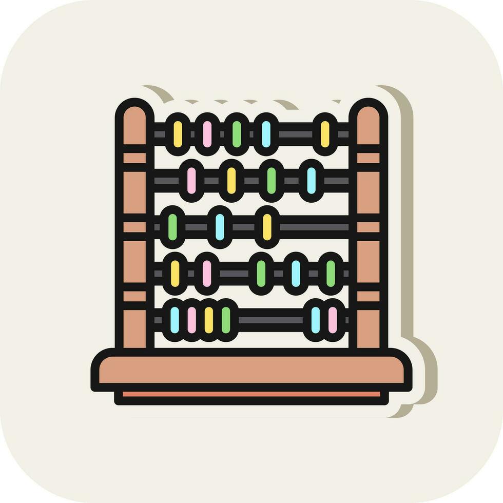 Baby abacus Vector Icon Design