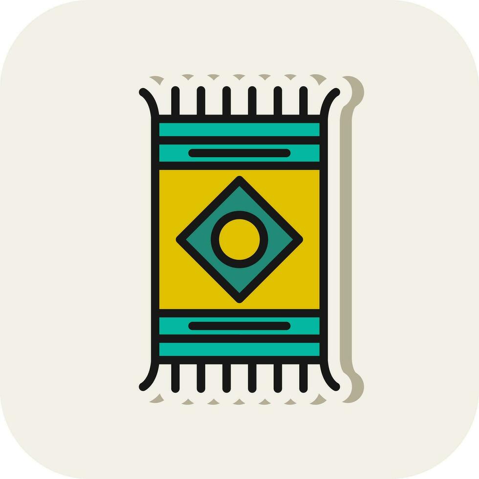 diseño de icono de vector de alfombra