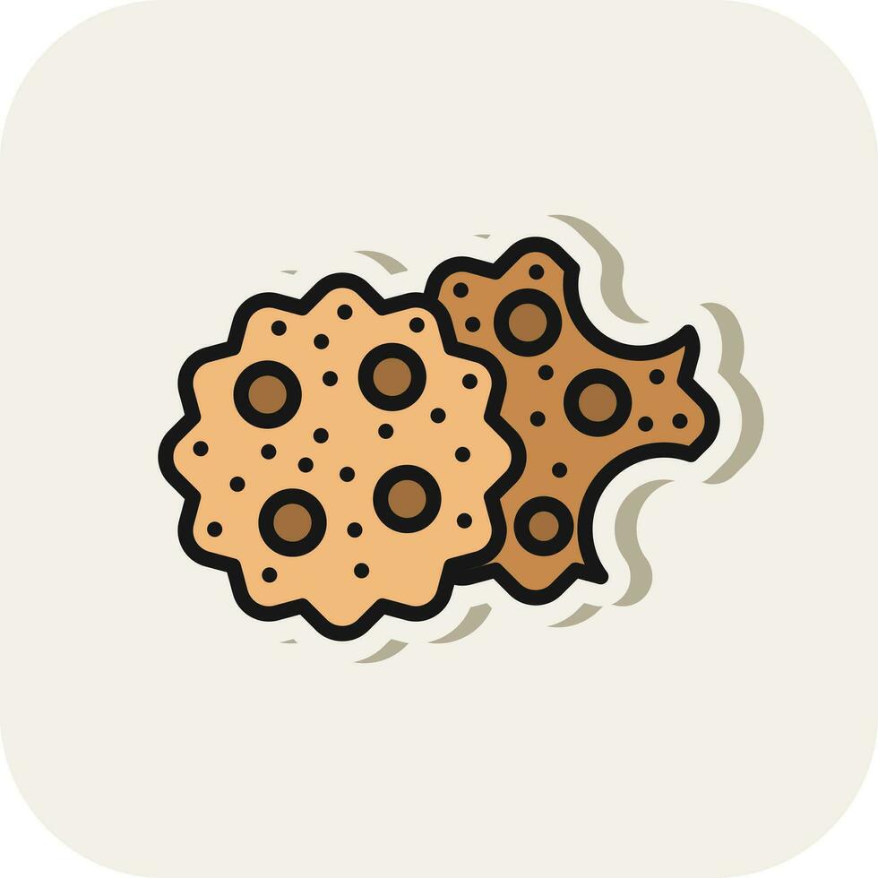 Cookies Vector Icon Design