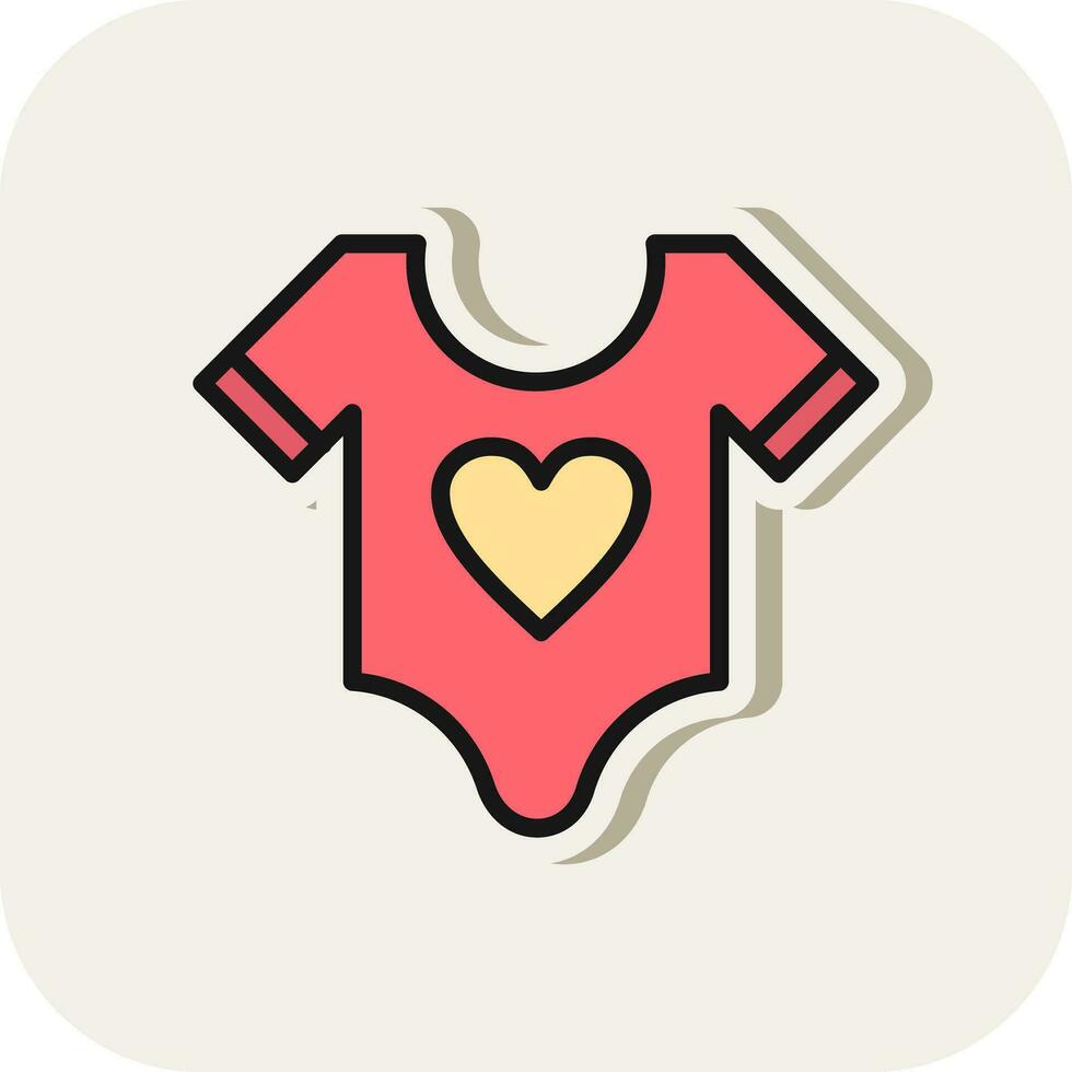 Baby shirt Vector Icon Design