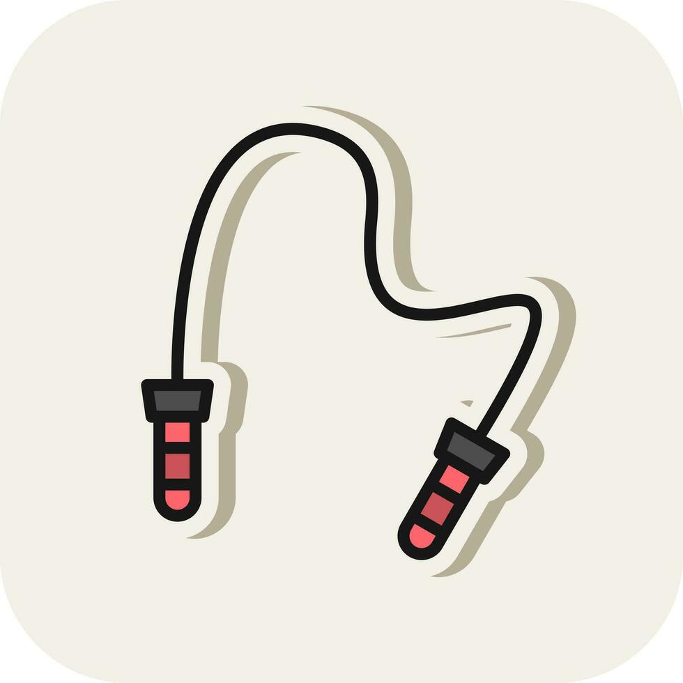 Skipping rope Vector Icon Design