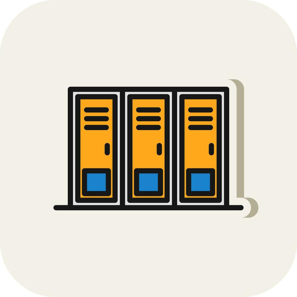Locker Vector Icon Design