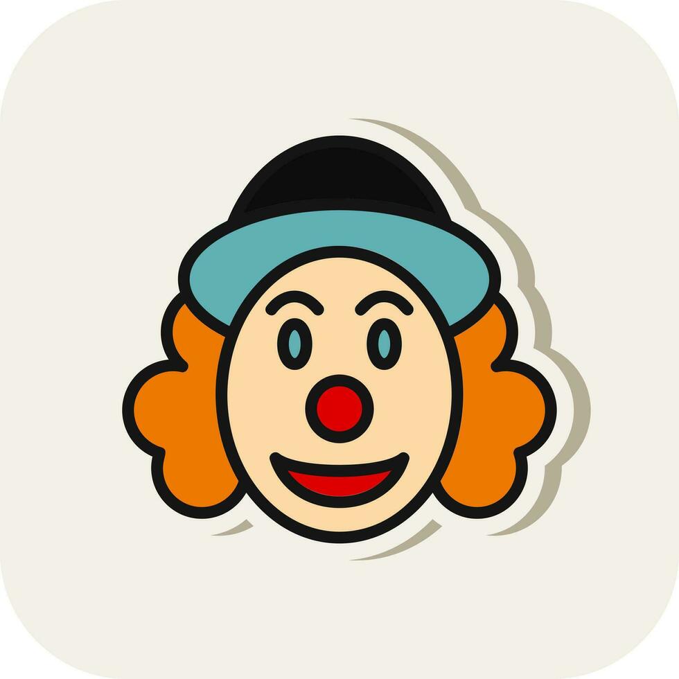 Clown Vector Icon Design