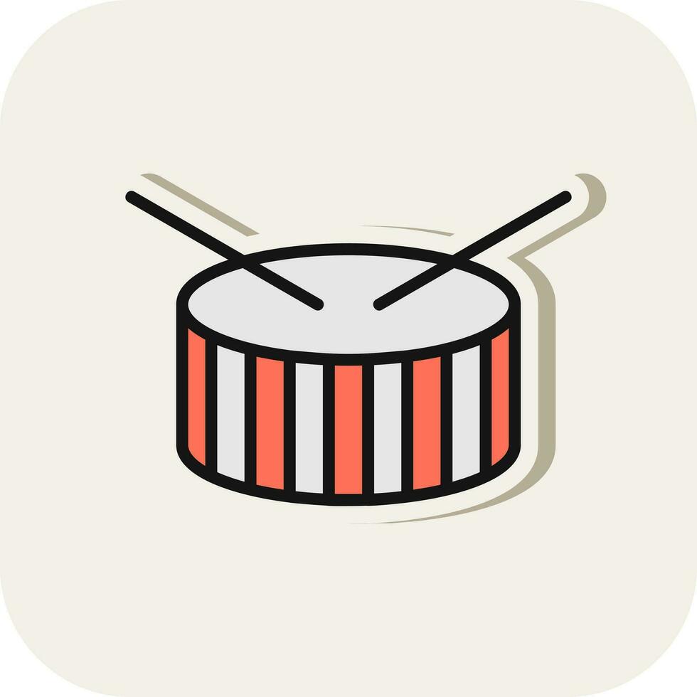 Drum Vector Icon Design
