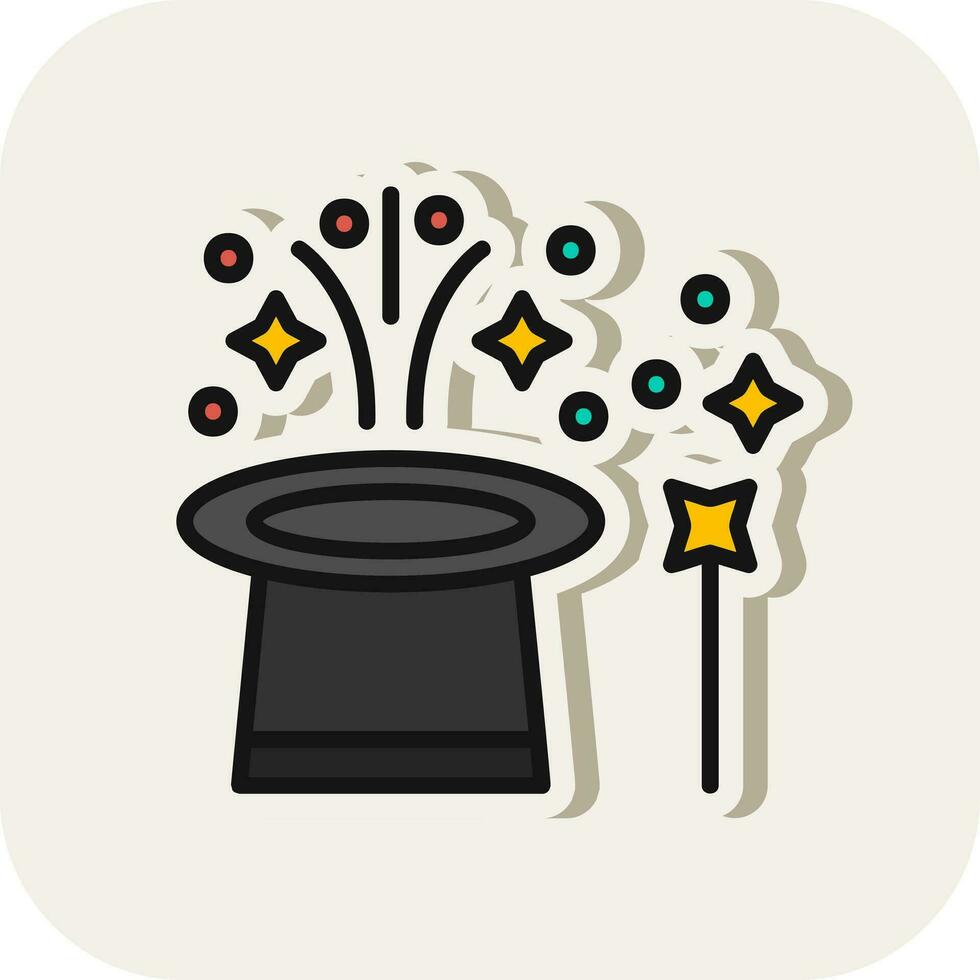 Magic trick Vector Icon Design