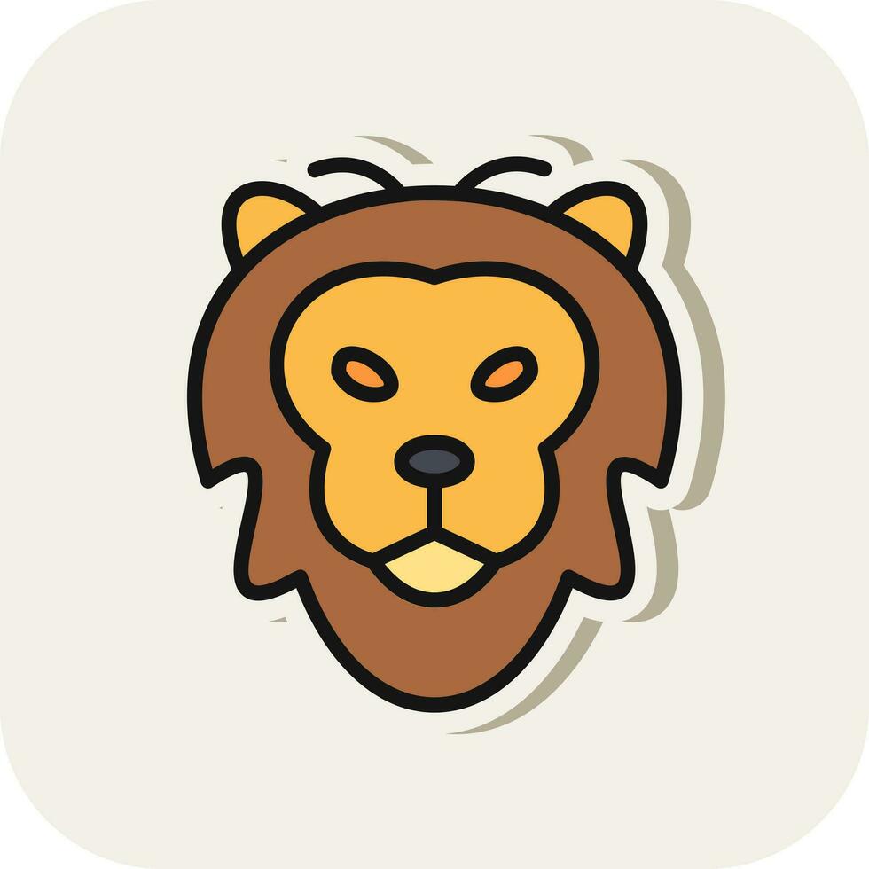 Lion Vector Icon Design