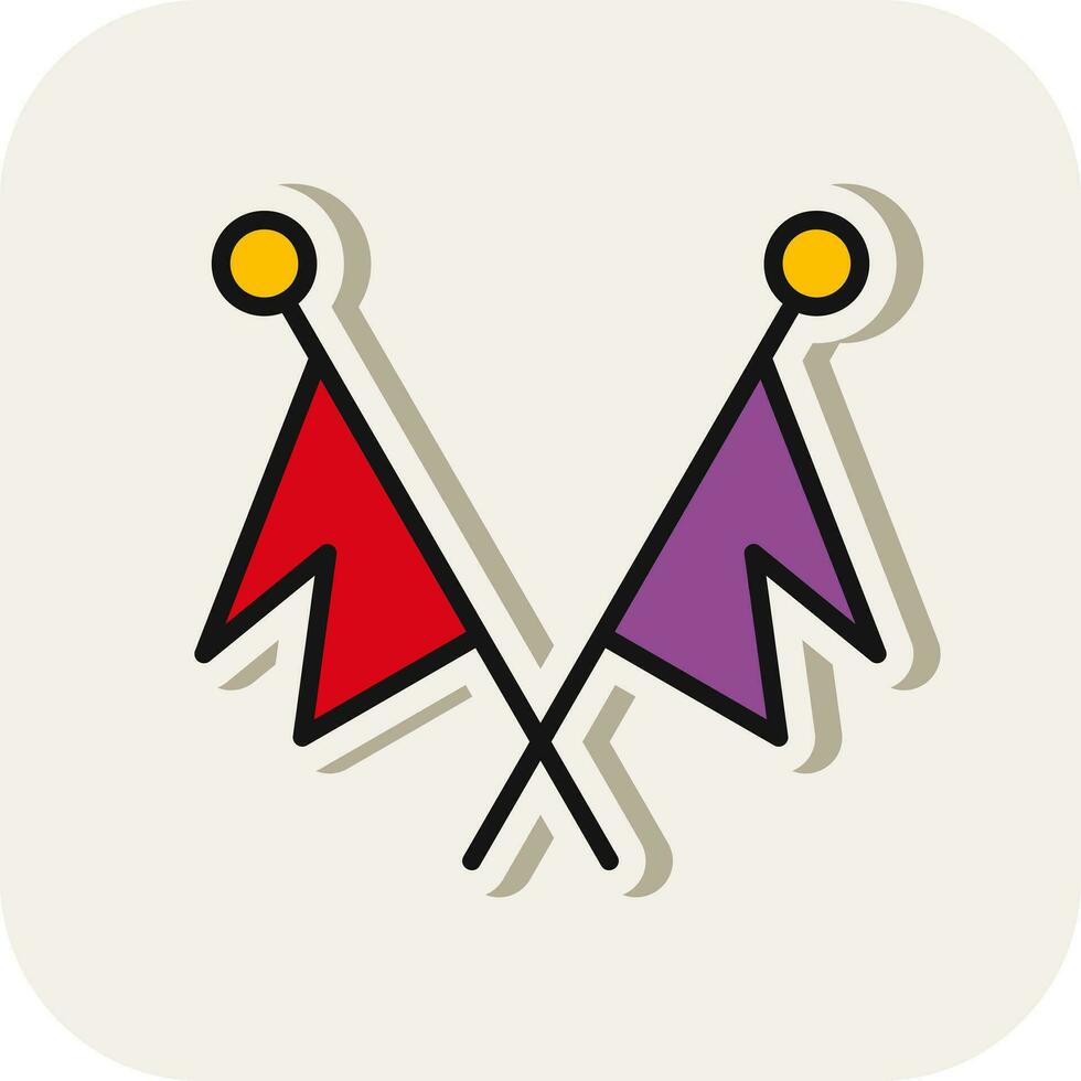 Flag Vector Icon Design