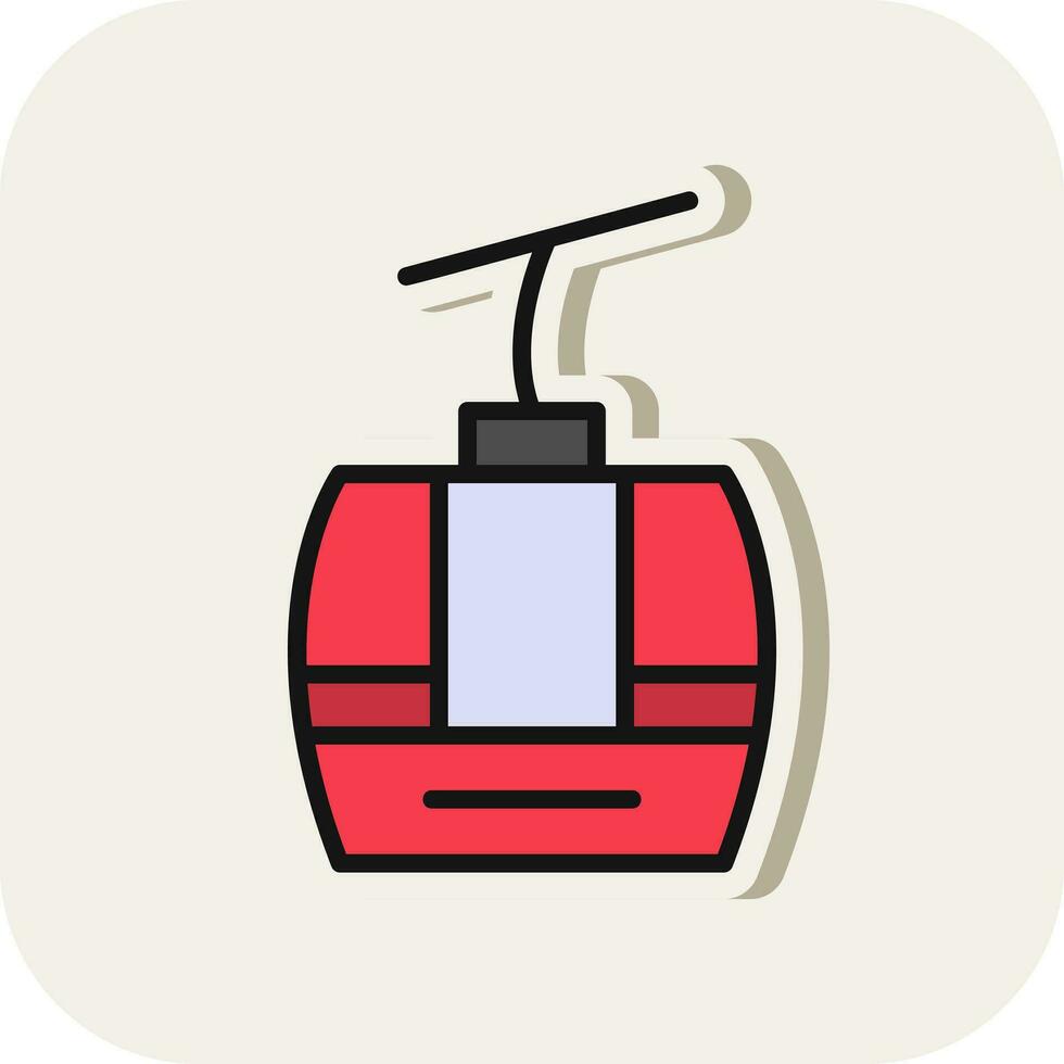 Gondola Vector Icon Design