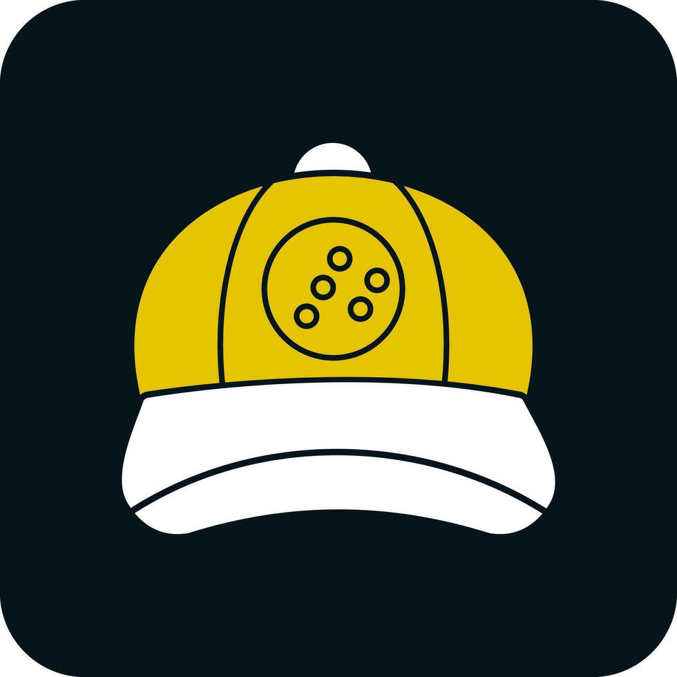 diseño de icono de vector de gorra de béisbol