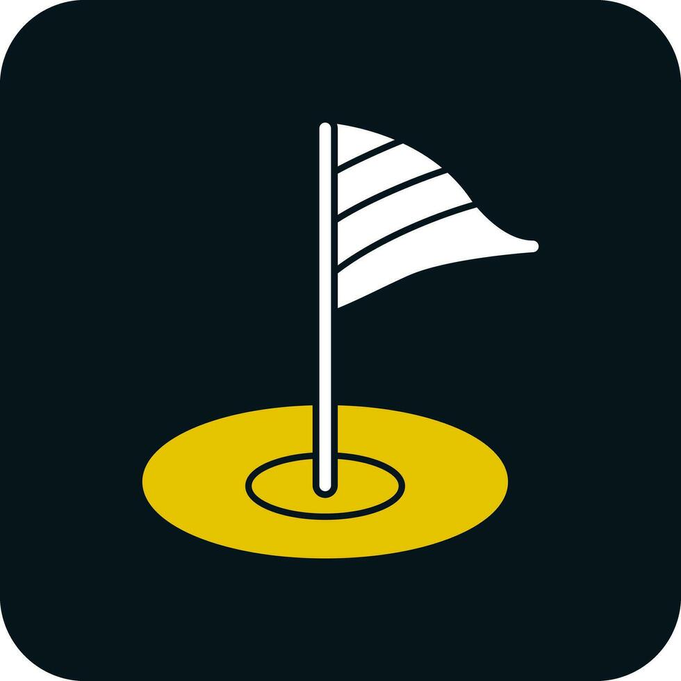 Minigolf Vector Icon Design