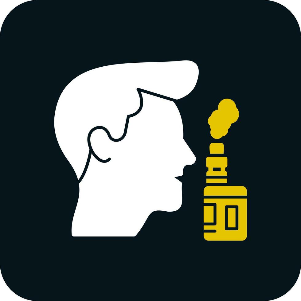 Vaper Vector Icon Design