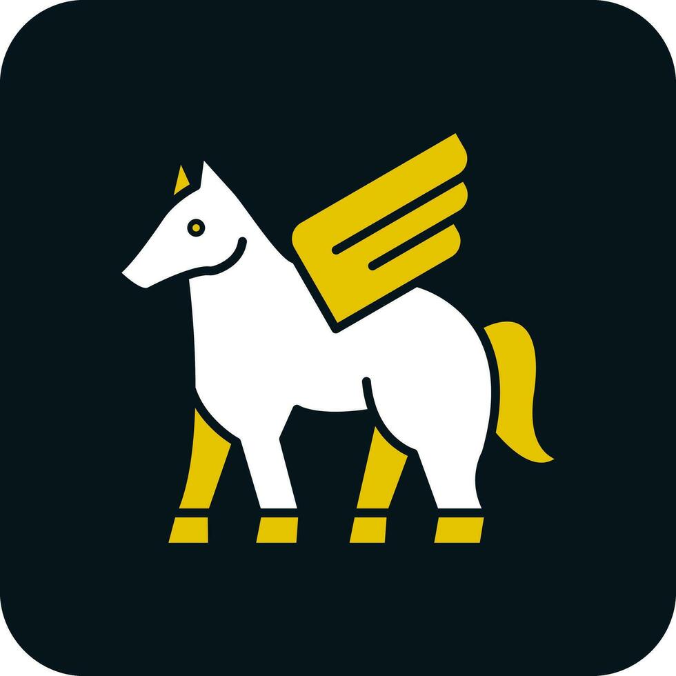 Pegasus Vector Icon Design