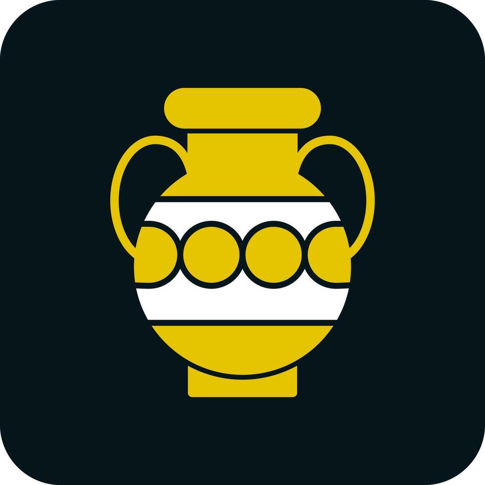 Amphora Vector Icon Design