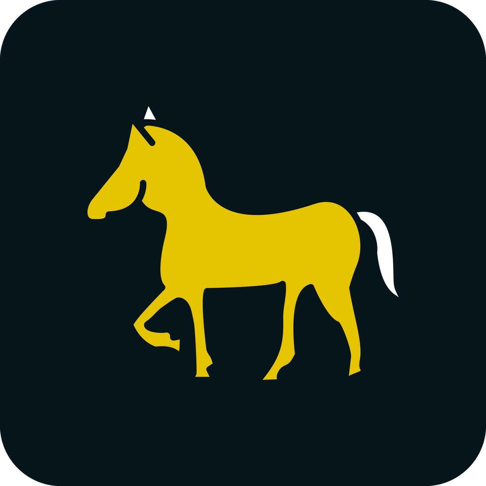 diseño de icono de vector de caballo